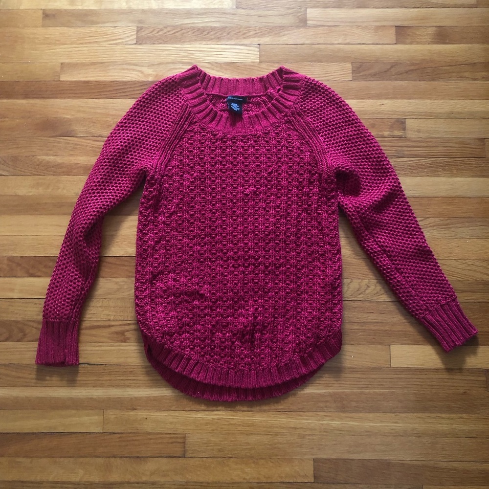 Calvin Klein Maroon Sweater Small